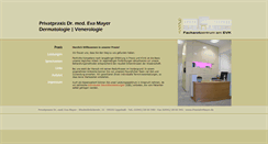 Desktop Screenshot of praxisdrmayer.de